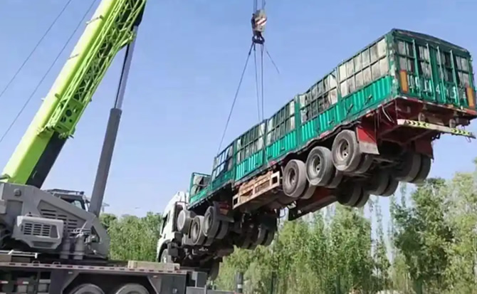 香坊区道路脱困救援案例